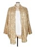 Torrid 100% Nylon Metallic Gold Jacket Size 3X Plus (3) - photo 1