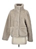 Old Navy 100% Polyester Gray Faux Fur Jacket Size XS - photo 1
