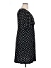 Connected Apparel Polka Dots Black Casual Dress Size 14 - photo 4