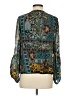 Nanette Lepore 100% Polyester Teal Long Sleeve Blouse Size S - photo 2