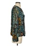 Nanette Lepore 100% Polyester Teal Long Sleeve Blouse Size S - photo 4