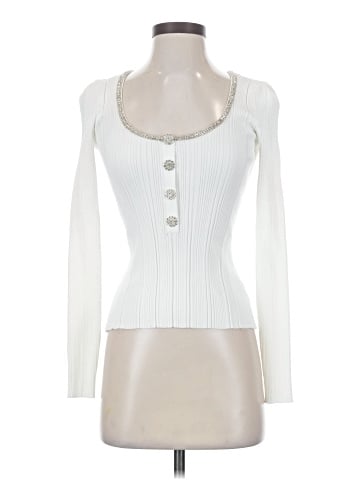 Self-Portrait Long Sleeve Top (view 1)