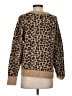 American Eagle Outfitters 100% Polyester Animal Print Brown Pullover Sweater Size XS - photo 2
