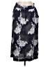 Ann Taylor LOFT 100% Polyester Floral Blue Casual Skirt One size - photo 1