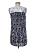 One September 100% Rayon Blue Sleeveless Blouse Size M - photo 2