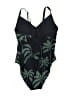 Jantzen Tropical Black One Piece Swimsuit Size L (estimated) - photo 2