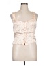 Topshop 100% Viscose Ivory Sleeveless Blouse Size 14 - photo 1