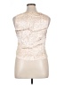 Topshop 100% Viscose Ivory Sleeveless Blouse Size 14 - photo 2