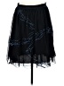 Lil 100% Nylon Stars Black Formal Skirt Size 8 - photo 1