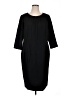 Talbots Solid Black Casual Dress Size 16 - photo 1