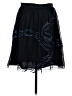 Lil 100% Nylon Stars Black Formal Skirt Size 8 - photo 2