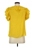 Leifsdottir Yellow Short Sleeve Blouse Size 4 - photo 2