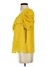 Leifsdottir Yellow Short Sleeve Blouse Size 4 - photo 5