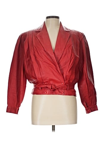LAVORAZIONE ARTIGIANALE Leather Jacket (view 1)