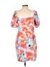 Eliza J Tropical Multi Color Blue Cocktail Dress Size 14 - photo 2
