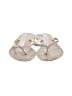 Colin Stuart Gold Flip Flops Size 6 1/2 - photo 2