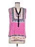 Brixon Ivy 100% Polyester Pink Sleeveless Blouse Size M - photo 1