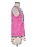 Brixon Ivy 100% Polyester Pink Sleeveless Blouse Size M - photo 4