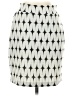 Renee C. Graphic Gray Casual Skirt Size S - photo 1