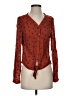 Mine Orange Long Sleeve Blouse Size S - photo 1