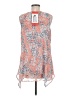 Fever 100% Polyester Orange Sleeveless Blouse Size M - photo 2