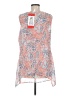 Fever 100% Polyester Orange Sleeveless Blouse Size M - photo 2