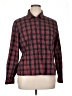 Talbots Plaid Red Long Sleeve Button-Down Shirt Size XL - photo 1