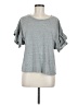 J.Crew Gray Short Sleeve Top Size M - photo 1