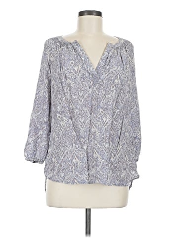 Max Studio 3/4 Sleeve Silk Top (view 1)