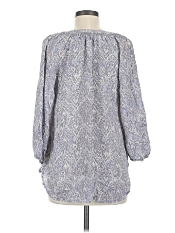 Max Studio 3/4 Sleeve Silk Top (view 2)