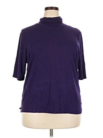 Lauren by Ralph Lauren Short Sleeve Turtleneck (view 1)