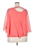 Alyx 100% Polyester Orange Short Sleeve Blouse Size XXL - photo 2