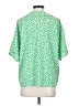 Things Between Green Short Sleeve Blouse Size S - photo 2