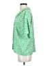 Things Between Green Short Sleeve Blouse Size S - photo 5