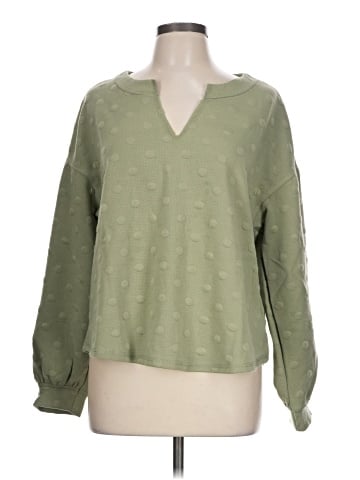 Blu Pepper Long Sleeve Blouse (view 1)