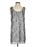BB Dakota 100% Polyester Graphic Silver Casual Dress Size S - photo 1