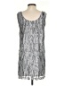 BB Dakota 100% Polyester Graphic Silver Casual Dress Size S - photo 2