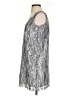 BB Dakota 100% Polyester Graphic Silver Casual Dress Size S - photo 5