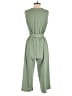 Potter's Pot 100% Polyester Solid Green Jumpsuit Size S - photo 2