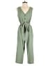 Potter's Pot 100% Polyester Solid Green Jumpsuit Size S - photo 1
