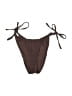Forever 21 Chevron-herringbone Brown Swimsuit Bottoms Size L - photo 1