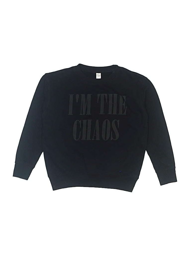 Click to view more detailed imagery on our partner's website Pre-owned Rabbit Skins Kids' Sweatshirt In Black
