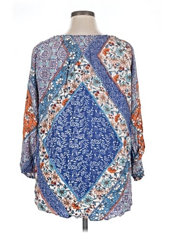Lola P. 3/4 Sleeve Blouse (view 2)