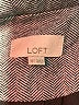 Ann Taylor LOFT 100% Polyester Chevron-herringbone Gray Blazer Size 18 (tall) - photo 6