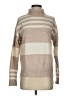 J. McLaughlin 100% Cashmere Stripes Tan Cashmere Pullover Sweater Size S - photo 1