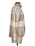 J. McLaughlin 100% Cashmere Stripes Tan Cashmere Pullover Sweater Size S - photo 4