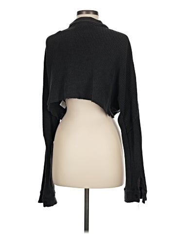 Blue Velvet Long Sleeve Blouse (view 2)