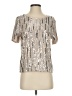 Sanctuary Metallic Silver Short Sleeve Top Size S - photo 1