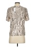 Sanctuary Metallic Silver Short Sleeve Top Size S - photo 2