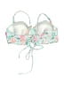 Xhilaration Floral Teal Swimsuit Top Size 18W - photo 2